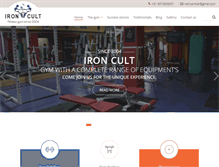 Tablet Screenshot of ironcult.com